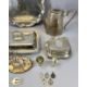 EPNS & PLATED ITEMS including rectangular entree dish and cover, butter dish with hinged cover, - Image 3 of 4
