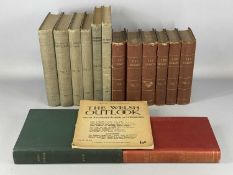 THE WELSH OUTLOOK, volumes 1-4, 6, 8, 12 and 13, together with separate volume 4, no. 39, a