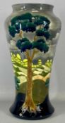 LARGE MOORCROFT LIMITED EDITION 'AFTER THE STORM' PATTERN VASE, no. 93/200, designed by Walter