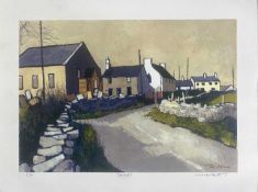 WILF ROBERTS (Welsh 1941-2016) artist proof print - Carmel, signed in pencil, 32.5 x 43cms