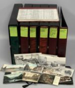 LARGE COLLECTION OF VINTAGE POSTCARDS mostly Colwyn Bay, contained in six albums Provenance: private