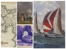 J. STEVEN DEWS limited edition print - 'Summer Racing of Cowes', signed, ARTHUR G. limited edition