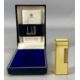 DUNHILL ROLLAGAS GOLD PLATED & YELLOW ENAMEL POCKET LIGHTER in box with instructions Provenance: - Image 1 of 8