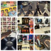 ROCK & POP VINYL LP RECORDS including The Beatles, White Album no. 0369430, Sgt. Pepper's Lonely