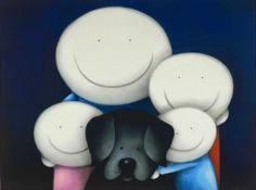 DOUG HYDE limited edition print - 'Happy Families', blind gallery stamped, signed in pencil, 57 x