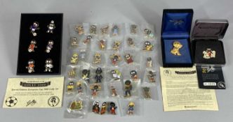 COLLECTION OF ROBERTSONS ADVERTISING ENAMEL BADGES including 40 individual in bags, special