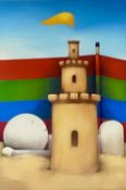 DOUG HYDE limited edition print - 'King of the Castle', blind gallery stamp, signed in pencil, 59