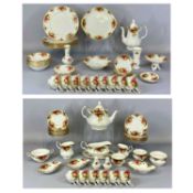ROYAL ALBERT OLD COUNTRY ROSES TEA & DINNER WARE (72 pieces) Provenance: private collection Conwy