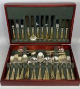 CONTEMPORARY PART CANTEEN OF CUTLERY in wooden box, by Davenport & Sullivan Provenance: private