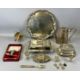 EPNS & PLATED ITEMS including rectangular entree dish and cover, butter dish with hinged cover, - Image 1 of 4