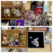 COSTUME JEWELLERY, COINS & WATCHES, etc Provenance: deceased estate Denbighshire