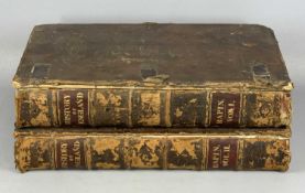 THE HISTORY OF ENGLAND, written in French by Rapin de Thoyras, translated into English (two
