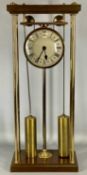 THE RISING WORKS CLOCK by Franklin Mint 1985, with twin weights, 66 (h) x 27 (w) x 18cms (d)