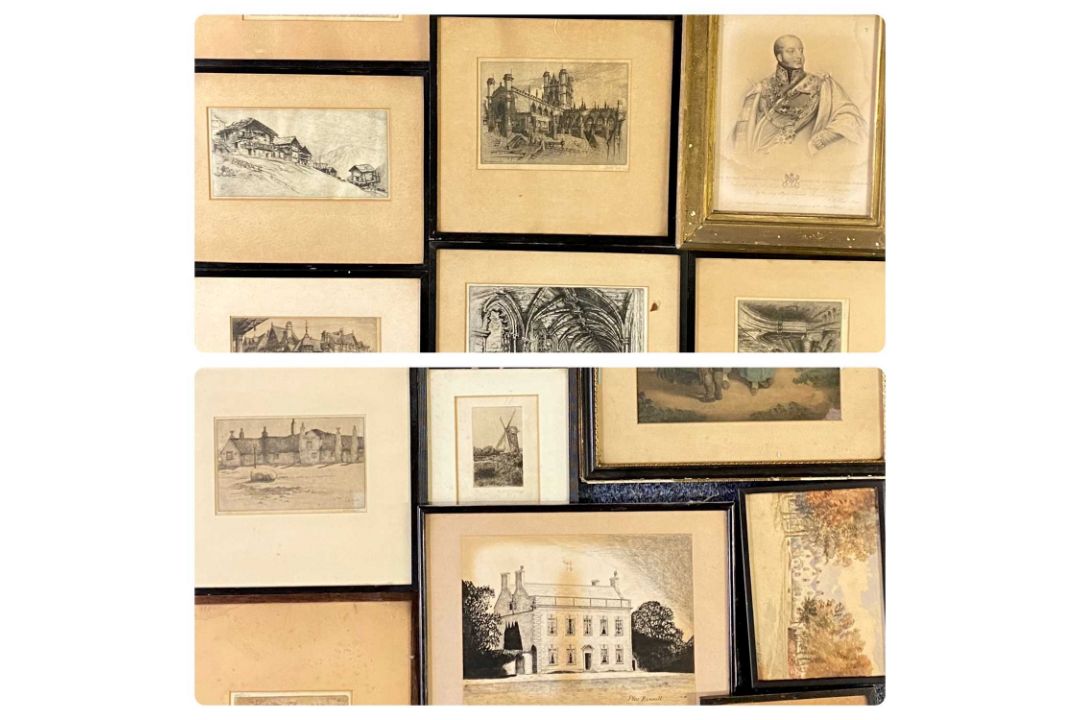 VARIOUS ARTISTS prints, paintings and engravings, various sizes (22) Provenance: deceased estate - Image 1 of 3