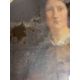 EARLY 20TH CENTURY oval oleograph - portrait of a lady with terrier, 71 x 58cms Provenance: deceased - Image 3 of 4