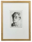 EDGAR HOLLOWAY limited edition (17/50) etching - portrait of Sir Harry Jefferson Barnes (1915 -