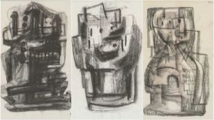‡ HENRY MOORE facsimile prints - entitled, 'Young Girl (Alice) together with two others which are