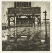‡ GEOFF YEOMANS (1934-2021) limited edition (15/50) etching - entitled, 'Countdown', signed and