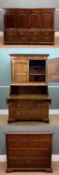 COLLECTION OF ANTIQUE FURNITURE including, 18TH CENTURY JOINED OAK MULE CHEST, probably