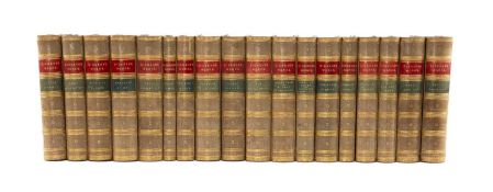 DICKENS (CHARLES) Dicken's Works, Chapman & Hall, each with John Camm Buckley bookplate, marbled