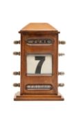 VINTAGE DESK TOP PERPETUAL CALENDAR, 22.5cms high Provenance: private collection Carmarthenshire