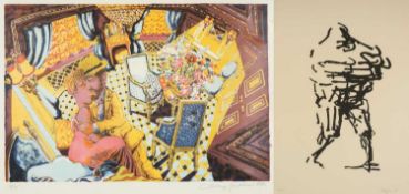 OLIFFE RICHMOND (AUSTRALIAN 1919-1977) limited edition (24/250) lithograph - entitled, 'Big Man'