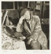 ‡ NICOLAS SINCLAIR, limited edition (25/150) photograph - 'Sir Kyffin Williams', initialled KW.,
