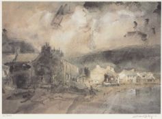 WILLIAM SELWYN (Welsh b. 1933) limited edition (2/300) print - 'Ty Coch, Porthdinllaen', signed