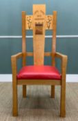 GŴYL FAWR ABERTEIFI EISTEDDFOD BARDIC CHAIR, 2012 designed by Lon Riley, Llansawel, and made by
