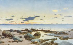 WARREN WILLIAMS ARCA (1863-1941) watercolour - titled verso 'Penmaenmawr Shore looking towards