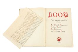 PERSONAL JOURNAL OF FREDERICK M.S. BLIGHT, 1948, entitled 'Loot from various sources, including