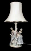 LLADRO 'LA TARANTELA' TABLE LAMP, designed Salvador Furio 1971, model number 1124, 62cms (h)
