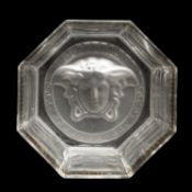 SUITE OF ROSENTHAL VERSACE MEDUSA D'OR GLASSWARE including four of each, long drink, 15cms (h),