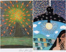 ‡ PAUL PETER PIECH (American-Welsh 1920-1996) facsimiles (a pair) - entitled, 'Homage to Wales'