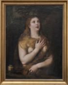 AFTER TITIAN oil on canvas - The Penitent Magdelene, 92 x 71.5cms Provenance: private collection