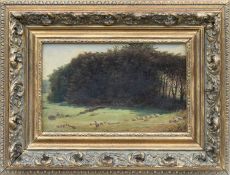 AFTER RICHARD REDGRAVE (1804-1888) oil on canvas – Sweet Summer Time, farmworkers in a field with