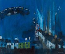 RAY EVANS (British 1920-2008) mixed media - titled verso 'Kinsale County Cork', signed, 26 x 31cms