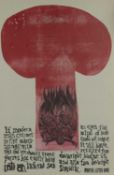 ‡ PAUL PETER PIECH (American-Welsh 1920-1996) limited edition (7/75) lithograph - quote from Baptist