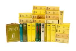 THE CRICKET CLUB HOUSE: WISDEN CRICKETER'S ALMANACK, consecutive volumes comprising 1980-1993 &