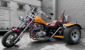 THE MOTORCYCLING CLUB HOUSE: KAWASAKI KZ1100 ROAD LEGAL TRIKE, Q969 APN, DVLA registered as