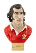 THE RUGBY UNION CLUB HOUSE: SIR GARETH EDWARDS REPRESENTING WALES LIMITED EDITION (23/100) GROGG
