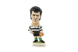 THE RUGBY UNION CLUB HOUSE: GROGG MODEL OF JOHN DAWES BY JOHN HUGHES wearing No.13 Barbarians