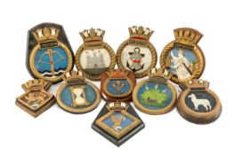 THE MARITIME / MARINE / NAVAL CLUB HOUSE: VARIOUS PLAQUES of cast metal and wooden construction,