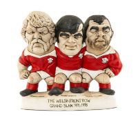 THE RUGBY UNION CLUB HOUSE: GROGG CARICATURE (WORLD OF GROGGS) LIMITED EDITION (66/500) TRIO OF