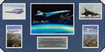 THE AVIATION CLUB HOUSE: CONCORD 14TH ANNIVERSARY COLLAGE depicting photographs, one bearing