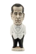 THE RUGBY UNION / FILM CLUB HOUSE: WORLD OF GROGGS MODEL OF HUMPHREY BOGART BY JOHN HUGHES