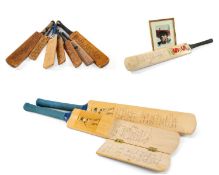 THE CRICKET CLUB HOUSE: LARGE COLLECTION OF EPHEMERA including signed souvenir bats comprising (