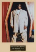 THE POP / RAP / ROCK CLUB HOUSE: The Notorious B.I.G publicity photo bearing signature with engraved
