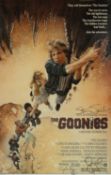 THE MOVIE / FILM CLUB HOUSE: THE GOONIES AMERICAN ONCE SHEET POSTER printed in colours, story by