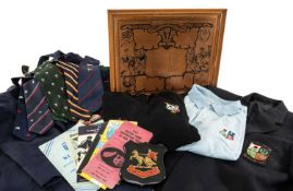 THE RUGBY UNION CLUB HOUSE: BRITISH & IRISH LIONS MEMORABILIA, including approximately 35 ties